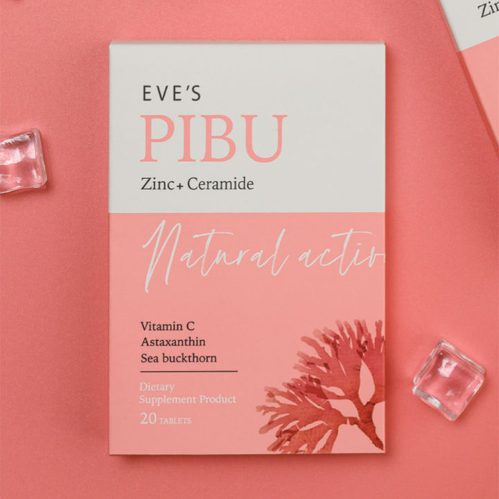 eves-pibu-อีฟส์-พิบู-ผลิตภัณฑ์เสริมอาหาร-ผิว-nbsp-eves-pibu-nbsp-zinc-ceramide-dietary-food-supplement-20-เม็ด