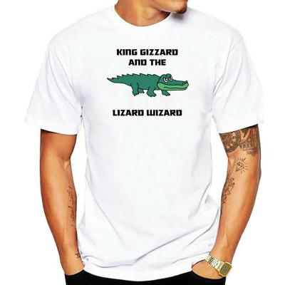 King Gizzard And The Lizard Wizard Logo Mens Tshirt Usa Size S Adults Tee Shirt 100% cotton T-shirt