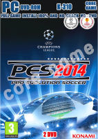 PES pro evolution soccer 2014 (DLC 2.0 Patch 3.0) แผ่นเกมส์ แฟลชไดร์ฟ เกมส์คอมพิวเตอร์  PC โน๊ตบุ๊ค