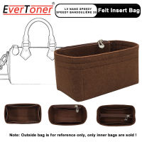 EverToner รู้สึก Dalaman Tas สำหรับ LV NANO-Speedy /Speedy-BANDOULIÈRE 20บอสตันกระเป๋าหมอนกระเป๋าแบ่งเก็บของกระเป๋ารองรับกระเป๋าการบุซับใน กระเป๋าใส่เครื่องสำอาง