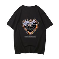 Mens Large T-shirt Forxxoo Feidd Album Tshirts Men Green Heart Broken Ghost Cartoon Tshirts Cotton T Shirts Latin Pop