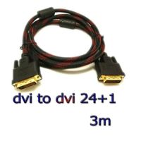 ??HOT!!ลดราคา?? สายจอ DVI to DVI 24+1 ยาว 3m สายถัก ##ที่ชาร์จ แท็บเล็ต ไร้สาย เสียง หูฟัง เคส Airpodss ลำโพง Wireless Bluetooth โทรศัพท์ USB ปลั๊ก เมาท์ HDMI สายคอมพิวเตอร์