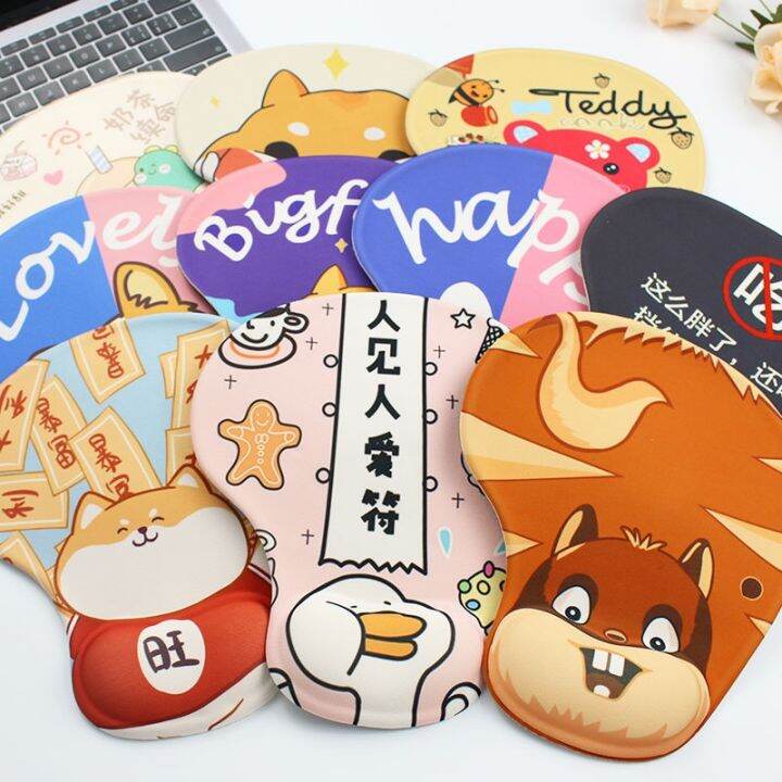 a-lovable-kawaii-animepad-พร้อมสายรัดข้อมือซิลิโคนกันลื่นที่วางมือ3dcute-mice-mat-สำหรับ-pclaptop-gaming