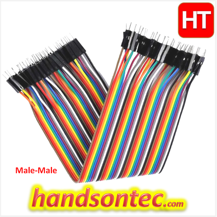 40Way Male/Male Jumper Wire Length 20cm Lazada