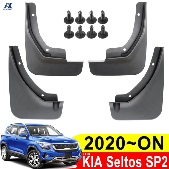 X Set Molded Car Mud Flaps Splash Guards For Kia Seltos Sp