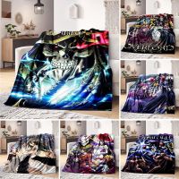 2023 3D Print Overlord Anime Blanket Soft Sofa Cover Throw Blanket Fleece Tapestry Lightweight Warm Bed Blankets for Bedroom Couch