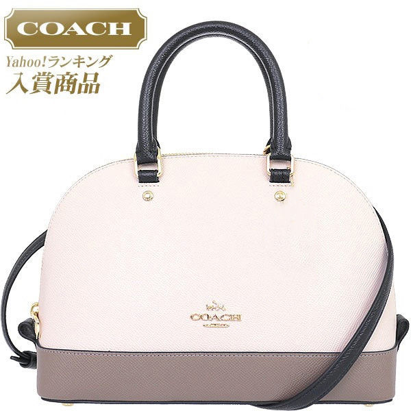 Authentic Coach Mini Sierra Satchel in Signature F57499 Pink