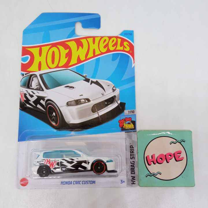 Hot Wheels Honda Civic Custom Diecast HW Drag Strip Original Mattel