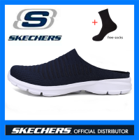 SKECHERS_Gowalk4 รองเท้า_skechers_ผู้ชาย สเก็ตเชอร์ส รองเท้า ผู้ชาย รองเท้าแตะ รองเท้าลำลองผู้ชาย รองเท้าผู้ชายแฟชั่นครึ่งส้น รองเท้ากีฬาไซส์ใหญ่ รองเท้าแตะกีฬาขนาดใหญ่ EU46-EU48แฟชั่นของผู้ชายกีฬารองเท้าผู้ชายรองเท้าลำลองรอ