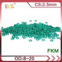 Fluororubber O-Ring 10PCS/lot FKM Sealing CS 2.5mm OD8/9/10/11/12/13/14/15/16/17/18/19/20mm O-Ring Seal Gasket Ring