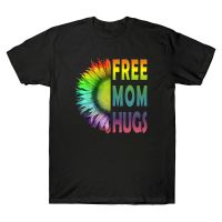 ข้อเสนอพิเศษ เสื้อยืด พิมพ์ลายดอกทานตะวัน Lgbt Free Mom Hugs สีรุ้ง สวมใส่สบาย แฟชั่นฤดูร้อน สําหรับคุณแม่S-5XL