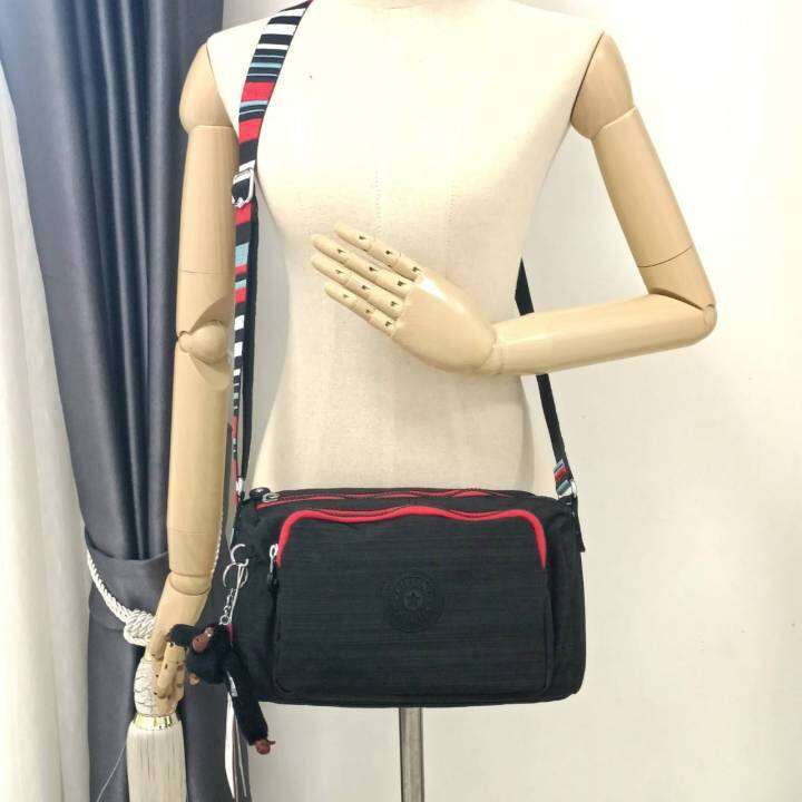 กระเป๋าสะพายข้าง-รุ่นยอดนิยม-kipling-reth-crossbody-bag-ซับในตาราง-วัสดุ-nylon-polyester-100-งานoutlet