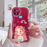 เคส Chenyyyka สำหรับ Infinix Smart 6 HD Smart 6 Plus Smart 6 Plus Smart 7เคสลายการ์ตูนสาวน่ารักดีไซน์ใหม่เนื้อครีมกันกระแทกแบบใสนิ่มเคสเคสมือถือโปร่งใสลายกล้องถ่ายรูปเรียบง่ายอ่อนโยนฝาครอบป้องกัน