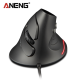 ANENG T-30สายไฟแผ่นเมาส์แนวตั้งเกมสายยูเอสบีเมาส์6ปุ่มErgonomic Mice 4ปรับDPIสำหรับPCแล็ปท็อป