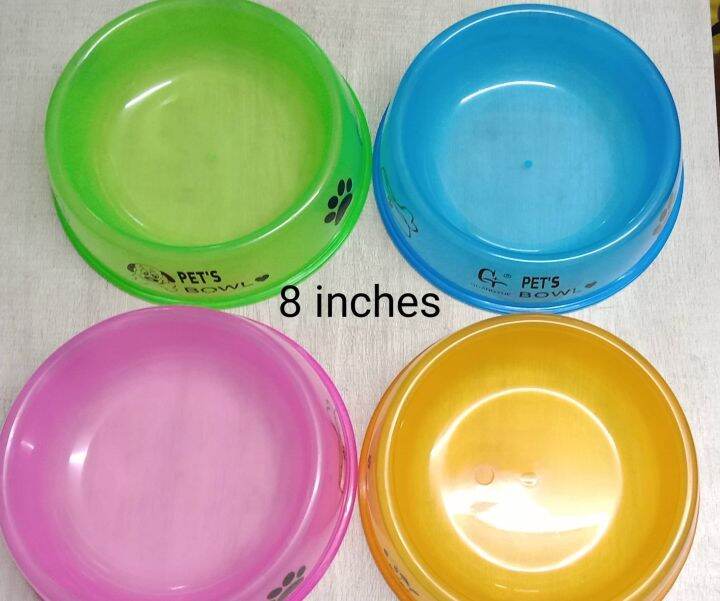 Large Plastic Dog Bowl 8" Lazada PH
