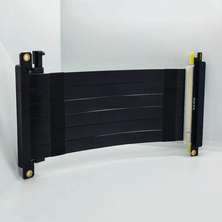 PCI-E 3.0/4.0 X16 16X Double Reverse GPU Riser Extension Cable 18.5CM ...