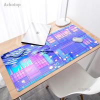 น่ารักสีชมพูภูมิทัศน์ Mousepad คอมพิวเตอร์แล็ปท็อป Anime Keyboard Mousepad แผ่นรองเม้าส์ขนาดใหญ่ แผ่นรองเม้าส์แป้นพิมพ์เกม CSGO