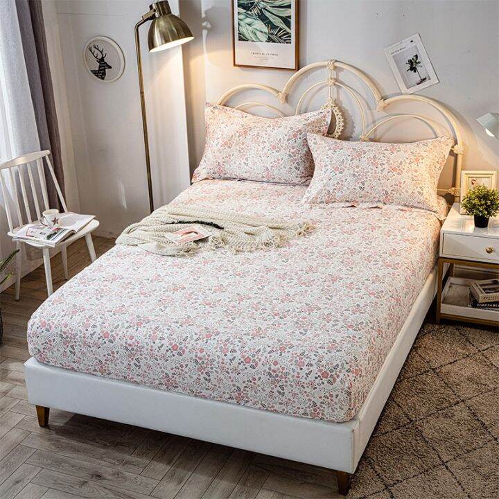 100-cotton-pure-cotton-colorful-flower-pattern-fitted-bedsheet-set-and-flat-bedsheet-fitted-sheet-the-suite-suits