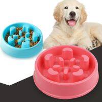 ชามอาหารสุนัข  ชามอาหารฝึกให้ทานช้าลง (คละสี)   รุ่น Dog-puzzle-tray-happy-eating-00A-J1