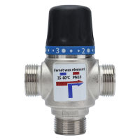 Thermostatic Mixing Valve Automatically Cut Off Temperature Control Device Large Flux Mixing Valve