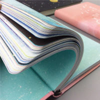OUR STORY BEGINS Blue House Series Notebook Color Hardcover Notebook 32K A5 Fresh Beautiful Journal Diary Planner Notepad Book