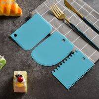 (Yetta) DoughCutter Slicer Spatula ForCream ScraperBlade Spatula Straw3ชิ้น/เซ็ต