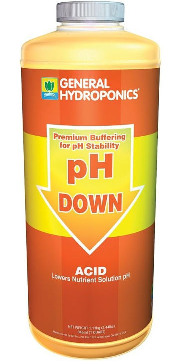 General Hydroponics PH Down Qt. - ACID