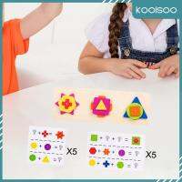 ของเล่นเสริมพัฒนาการของเล่นจับคู่สี Koolsoo สำหรับเด็กวัย2 ~ 4ของขวัญวันหยุด