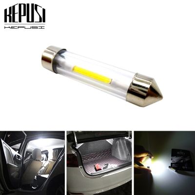 【CW】1pcs SV8.5 C5W C10W led White festoon LED car light COB Interior Lighting Reading 31 36 39 41 mm Signal Lamp Bulb 12V