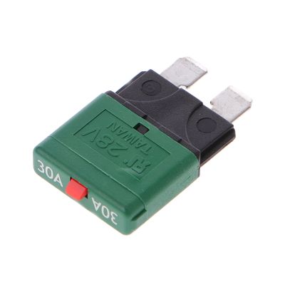 Circuit Breaker Blade Fuse 28V 5-30A ที่สามารถตั้งค่าใหม่ได้ Marine Rally Automotive