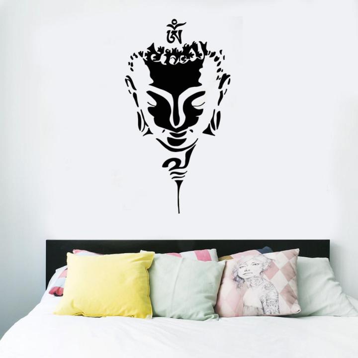 buddha-head-face-buddhism-yoga-vinyl-wall-sticker-home-decor-living-room-decal-diy-art-mural-wallpaper