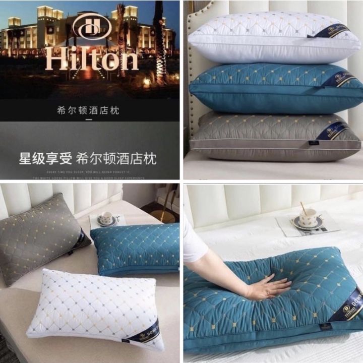 mon-หมอนหนุน-pillow-soft-หมอน-hilton-เกรดพรีเมี่ยม-หมอนเพื่อสุขภาพ-ราคาประหยัด-หมอนผ้าฝ้ายแท้-ป้องกันไรฝุ่น-หมอนสุขภาพ-สอบถามช่องแชทได้ค่ะ