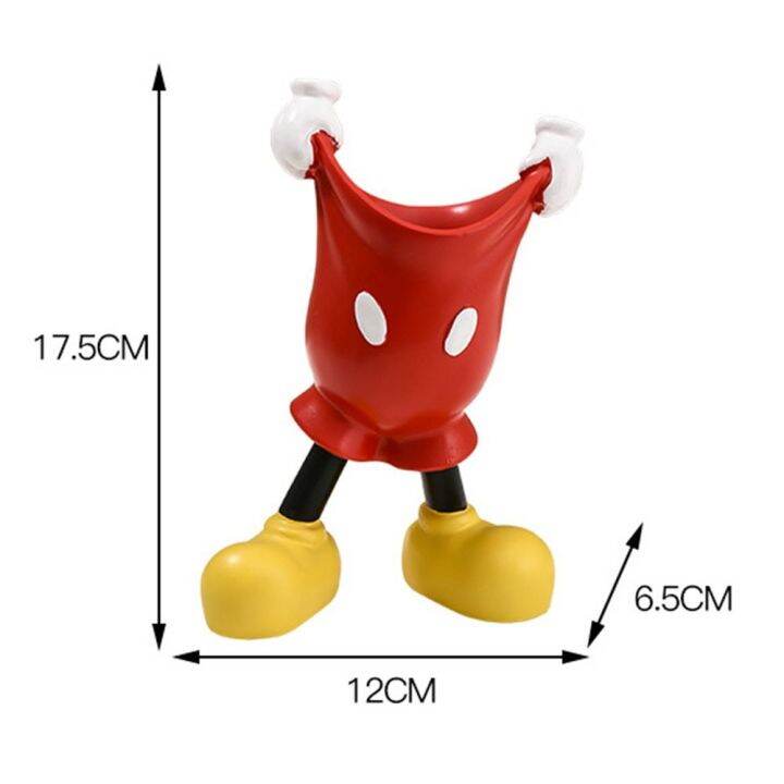 summit-รูปทรงมือ-ที่ใส่ปากกา-เรซิน-มิกกี้โมเดิร์น-แจกันดอกไม้ดอกไม้-ตกแต่งเดสก์ท็อป-ฟิกเกอร์การ์ตูนตลก-ที่วางแปรงแต่งหน้า-นักเรียนเด็กๆ