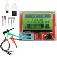 【LZ】 LCR-T10H TFT LCD Display Multi-metro Transistor Tester Diodo Triode Capacitor Resistor Teste Medidor MOSFET NPN PNP Triac MOS