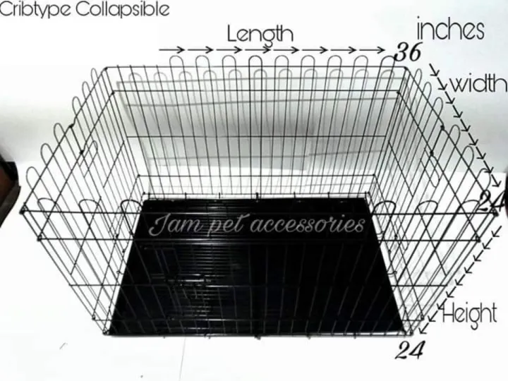 DOG CRIB TYPE PUPPY PEN COLLAPSIBLE DOG CAGE Lazada PH