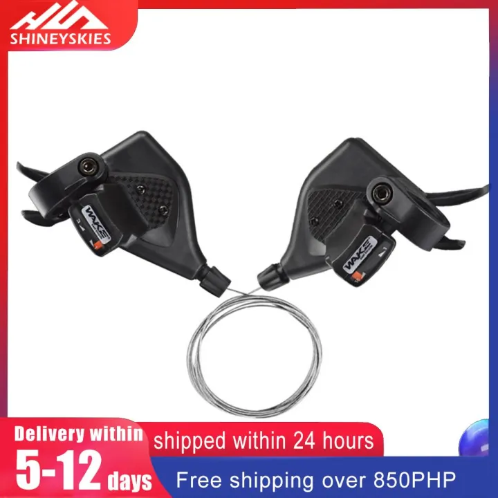 microNEW 3 x 7/8/9/10/11 Speed Mountain Bike Shifter Set with Shift