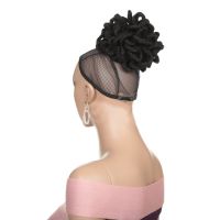 Afro Kinky Curly Ponytail Extensions Brazilian Remy Human Hair Adjustable Pony Tail African Dirty Braids Hair