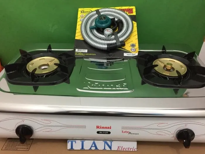 Rinnai Ri 712t Kompor Gas Dua Tungku Turbo Burner Regulator Quantum Lazada Indonesia