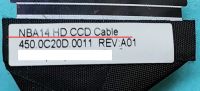 สายเคเบิล Lcd สำหรับ14m-ba X360 Hp Pavillion 14-ba Nba14 Hd สาย Ccd 450.0c20d 0011 450.0c20e 0011แบบเดี่ยว924276-001