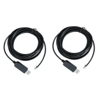 2X USB to Rj11 Rj12 6P4C Adapter Serial Control Cable EQMOD for - Mount Pc Connect for Hand Control Cable,1.8M