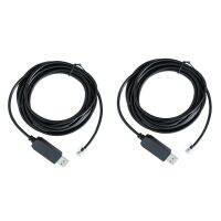 2X USB Rj11 Rj12 6P4C อะแดปเตอร์ Serial Control Cable EQMOD สำหรับ Az-Gti Mount Pc เชื่อมต่อสำหรับ Hand Control Cable,1.8M