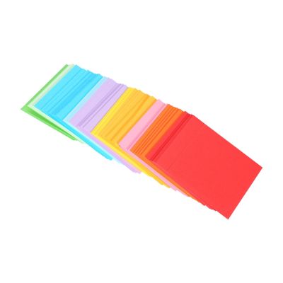 กระดาษสำหรับพับโอริงามิ520ชิ้นกระดาษสำหรับพับสองด้านมีสีสันกระดาษนกกระสาพับแผ่นงานฝีมือ7X7ซม
