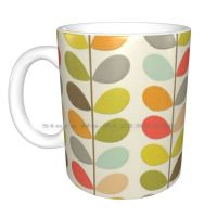 【✆New✆】 shi17474030360603 Orla-Kieely แก้วแก้วกาแฟเซรามิกหลากสีสันถ้วยชานม Orla Kieely Orla Kiely Retro 1960S Orla Kiely Vintage Orla