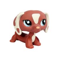 LPS CAT Rare Animal Littlest Pet Shop Bole Head Toys DACHSHUND #1631 White Ear Dog Model Toy For Kids Cute Action Figure