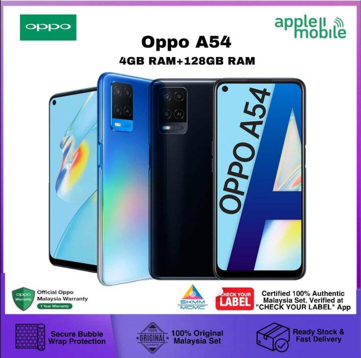 OPPO A54 Smartphone | 4GB RAM + 128GB ROM | 5000mAh Big Battery | One ...