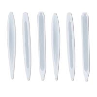 【YF】 Transparente Silicone Caneta Esferográfica Molde Resina Epóxi Moldes Fundição de Secas Fazer Jóias Decorativas 1 Pc 3 Pcs 6Pcs