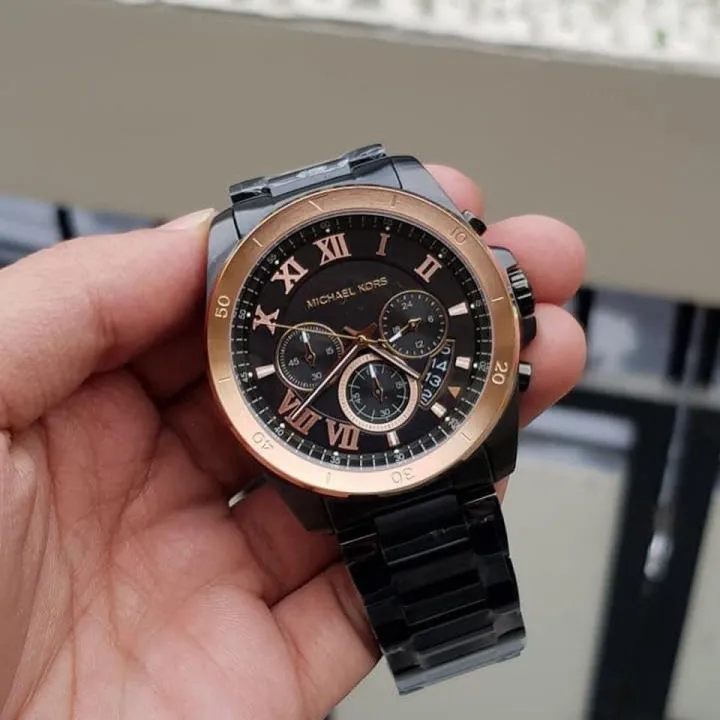 MK8583 Men's Brecken Chronograph Black Stainless Steel Watch | Lazada PH