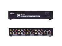 AV RCA splitter เข้า1ออก8 tv (Black)