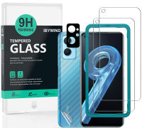 Realme 9i 4G  by Ibywind ฟิล์มกระจกกันรอย [2 ชิ้น] มีฟิล์มกันรอยกันรอยเลนส์กล้อง,ฟิล์มกันรอยคาร์บอนไฟเบอร์ด้านหลังและชุดติดตั้งง่าย