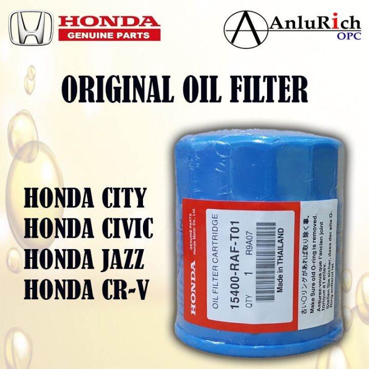 High Quality Original Honda Oil Filter For Honda City Civic Jazz Cr V Raf T